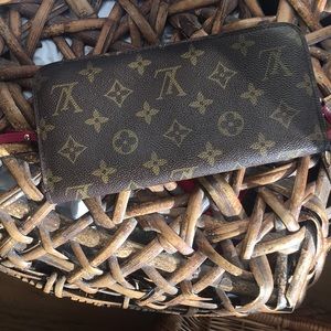 Monogram Louis Vuitton Insolite Wallet w hot pink